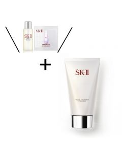 SK-II Facial Treatment Cleanser (Japan Domestic Version) - 120g  (Gift with Genoptics Aura Essence 0.7ml + Facial Treatment Essence 10ml)($15 value)