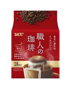 UCC Craftsman's Coffee One Drip Coffee Sweet Fragrant Rich Blend 7g x 16 cups