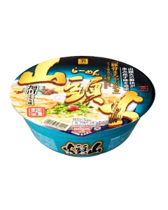 NISSIN x SEVEN PREMIUM GOLD Yamatouka Asahikawa Pork Bone Salt Ramen Instant Bowl 133g