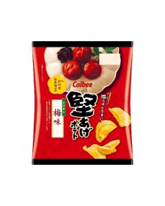 [Limited Time Only] Calbee "Kata-Age" (Hard-Fried) Crispy Potato Chips (Plum Flavor) 60g