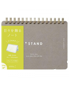 MIDORI Notebook  Plus Stand Blank 160 pages