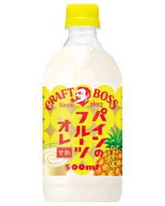 SUNTORY Craft Boss Pineapple Fruit Au Lait 500ml PET