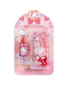 Japan Sanrio Hello Kitty  KT Color Lip & Gloss 1 Set