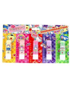 Sanrio Characters Gyutto! Moisturizing Fruit Lip Balm (3.5g x 5 pieces)