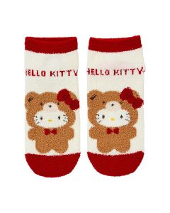 Japan Sanrio Hello Kitty Fluffy Socks Red
