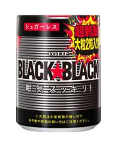 LOTTE Black Black – Large-piece, invigorating, and intensely stimulating mint gum (133g one-touch bottle)