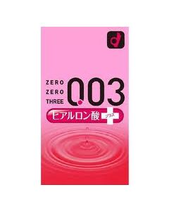 OKAMOTO Okamoto 0.03 Hyaluronic Acid PLUS Moisturizing Ultra-Thin Condoms 10 pieces