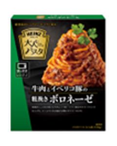HEINZ Pasta Sauce (Beef and Iberian Pork Coarsely Ground Bolognese Flavor) 110g