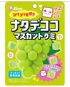 Lion Coconut Muscat Gummy Candy (Contains Dietary Fiber) 40g