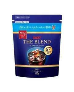 UCC THE BLEND Rich instant black coffee (easily soluble in cold water or milk) 135g/about 67 cups