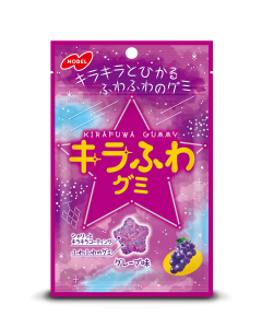 NOBEL KIRAFUWA Sparkling Star-Shaped Gummy (Grape Flavor) 50g