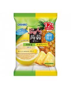 [Limited Edition] ORIHIRO Konjac Low-Calorie Jelly (Hyuga Summer Citrus & Golden Pineapple) 240g/20g*12 Pieces