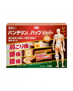 Kowa Pharmaceutical Vantelin Indomethacin Warming Pain Relief Plaster 24 Pieces