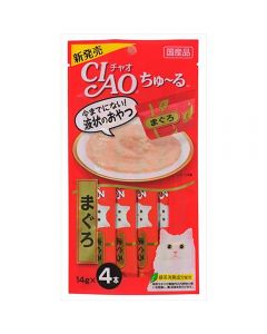 INABA CIAO Churu Liquid Cat Bars (Tuna Flavor) 14g x 4