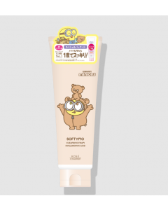 [Minions Limited Edition] Kose Softymo Makeup Remover and Cleanser 2 in 1 Double Hyaluronic Acid Moisturizing Cleanser 190g
