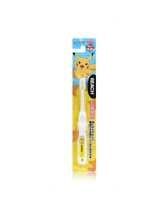 REACH x Pokémon Pikachu Children's Gum Protecting Toothbrush for Primary Teeth (Suitable for 1-6 years old) 1 piece