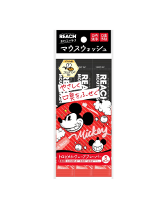 REACH x Disney Mickey Portable Mild Additive-Free Mouthwash (Tropical Wave Fragrance) 11ml*5 sticks