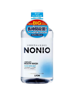 LION NONIO Long-lasting antibacterial mouthwash to prevent bad breath (alcohol-containing refreshing type/herbal mint flavor) 1000ml