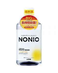 LION NONIO Long-lasting antibacterial and anti-bad breath mouthwash (alcohol-free and low-irritation/mild herbal mint flavor) 1000ml