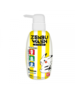 Bandai x Pokémon ZENBU WASH All-in-one Cleansing Body Wash - Soap Fragrance (For Hair, Body and Face) 300ml