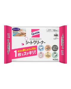 Kao Quickle Home Reset Sheet Cleaner, 18 sheets
