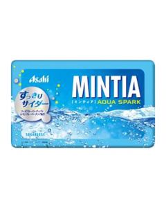 Asahi MINTIA Ultra-thin card-shaped portable refreshing candy (AQUA SPARK/lemon soda flavor) 50 pieces/7g