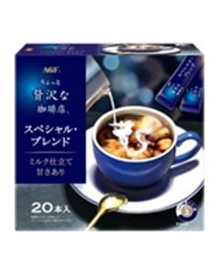 AGF Luxury Coffee Shop Series Special Blended Milk Coffee Instant Drink Stick 126g/6.3g*20