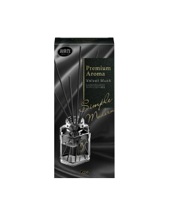 S.T.CORPORATION Premium Aroma Room Fragrance Diffuser Stick Set (Velvet Musk - Oriental Floral) 50ml