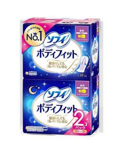 Unicharm Sofy Body Fit Instant Nighttime Sanitary Pads (29cm) 20 pieces/10 pieces*2 packs