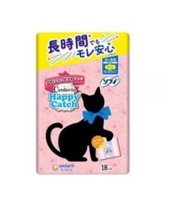 Unicharm Center-in Happy Catch 130% Instant Absorption Anti-Leakage Large Night Use Wings Sanitary Pads (29cm) 18 pcs