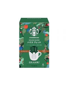STARBUCKS ORIGAMI House Blend Specially Selected Hand-Drip Coffee Powder (Medium Roast) 4 Bags