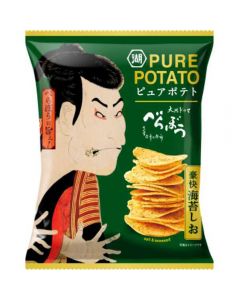 [Limited Collaboration] KOIKEYA PURE POTATO Chewy Thick-Cut Potato Chips (Salt Seaweed Flavor) 50g