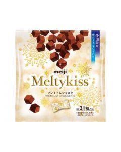 [Winter Limited Edition] Meiji Meltykiss Premium Milk Flavored Nama Chocolate Sharing Bag 124g