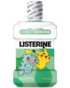 [Pokémon Limited Edition Design] LISTERINE x Pokémon Periodontal Health All-in-One Mouthwash - Green Tea Refreshing Type (Gentle/Alcohol-Free) 1000ml