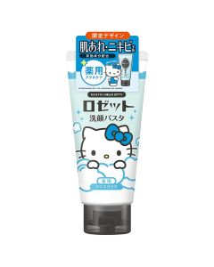 [Hello Kitty Limited Edition Packaging] ROSETTE Moisturizing Oil-Control Acne-Fighting Facial Cleanser (Suitable for Acne Prevention/Acne-Prone Skin) 80g