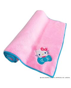 Santan x Sanrio Hello Kitty Absorbent and Quick-Drying Microfiber Hair Towel (approx. 380mm x 850mm) 1 piece
