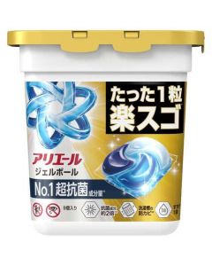P&G Japan ARIEL GELBALL PRO POWER 4D Super Antibacterial Laundry Detergent Pods (Gold Formula) 9-pack