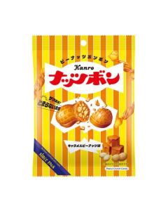 Kanro Nutbon Crispy Caramel Peanut Candy 70g