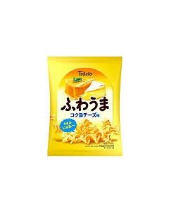 Tohato Fuwauma Puffed Corn Snack (Rich Cheese flavor) - 56g