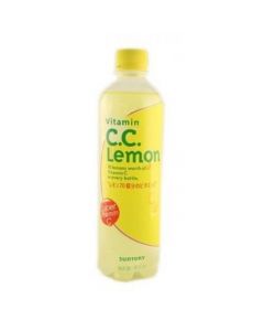[Nutritional Functional Food / Rich in Vitamin C] Suntory C.C. Lemon – Refreshing Lemon-Flavored Carbonated Drink (500ml)