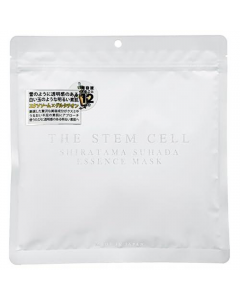 Core Japan THE STEM CELL High-Concentration Human Stem Cell "Jade-Like Skin" Essence Mask (White – Brightening/Repairing/Anti-Aging) – 30 Sheets