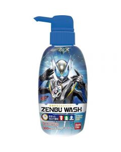 ZENBU WASH Bandai x Kamen Rider All-in-One Cleansing Body Wash - Special Soap Scent (for hair, face, and body) 300ml