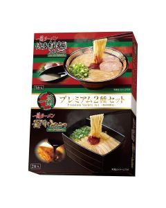 Ichiran 2-Type Assortment: Thin Noodles & Kamadare Sauce 3+2 servings