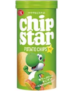 「Super Mario Collaboration Package」​​YBC Chip Star S Sour Cream Onion Flavor 45g