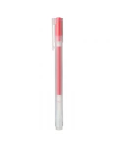 MUJI Gel Ink Cap Type Ballpoint Pen 0.7mm Red 1pc