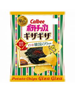 Calbee Spicy Korean Seaweed Potato Chips 58g