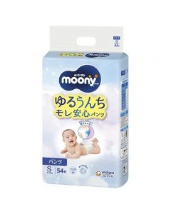 Unicharm Moony Moonyman Pants Small (4-8kg) 54pc Diapers