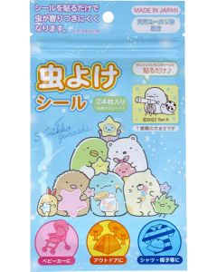Santan Sumikkogurashi BL Insect Repellent Sticker 24 pcs