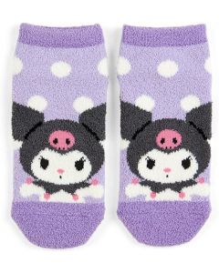 Japan Sanrio Kuromi Fluffy Socks（23-25cm）1pair