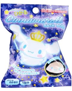 Santan Cinnamoroll Glowing Bath Ball Vanilla Scent 75g